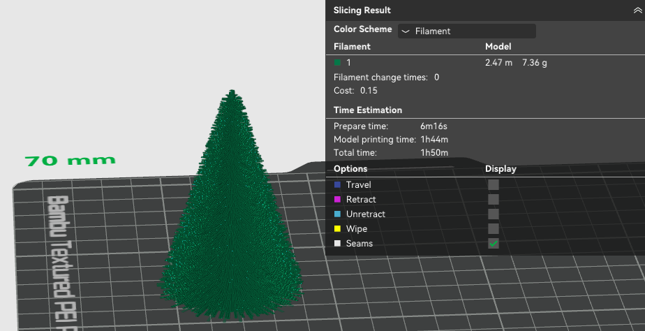 Various Christmas trees - 7cm to 24cm - Vace Mode