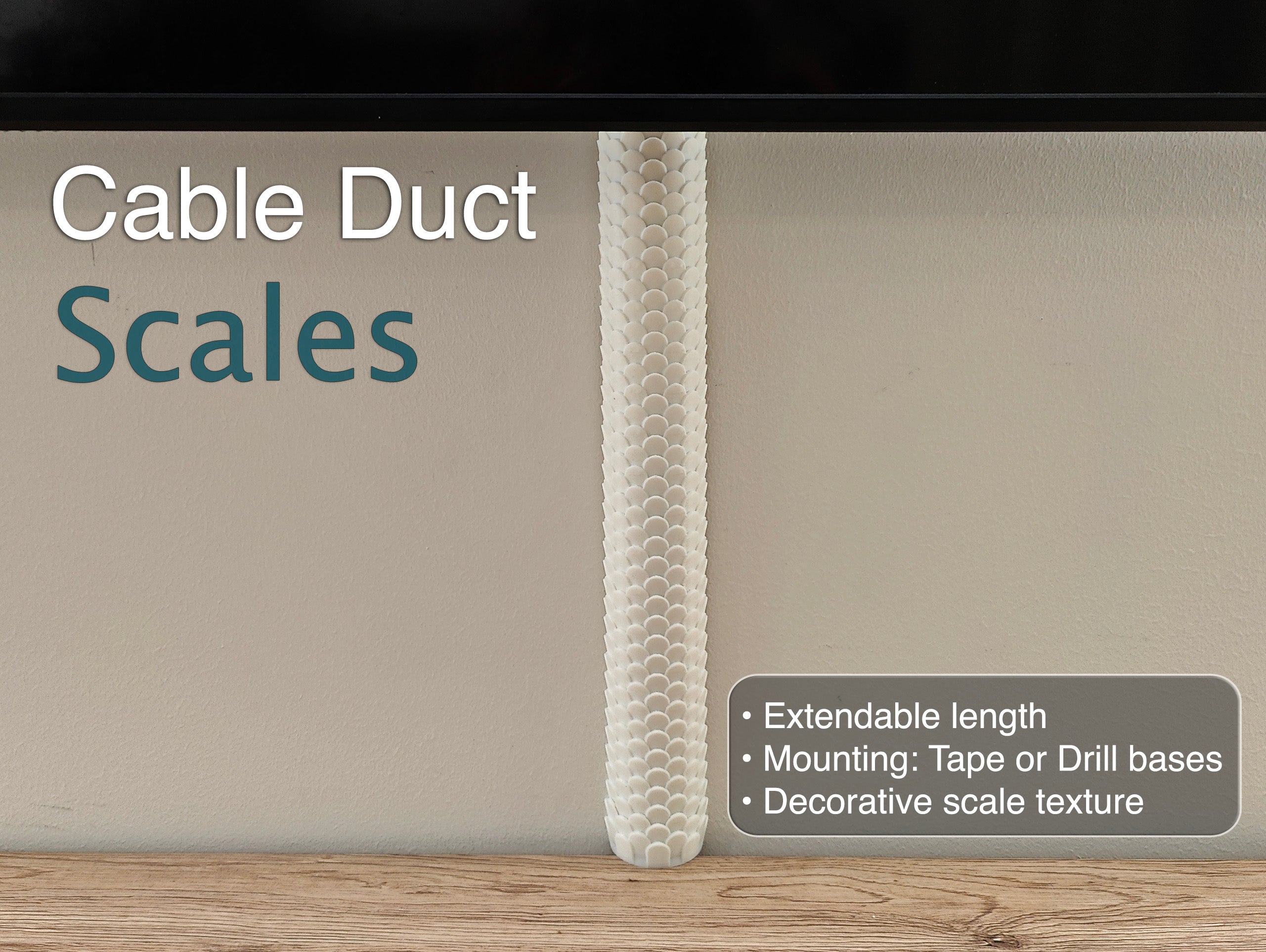 Cable Duct - Scales Texture