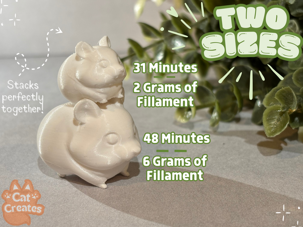Big Butt Hamster [Easy Print!]