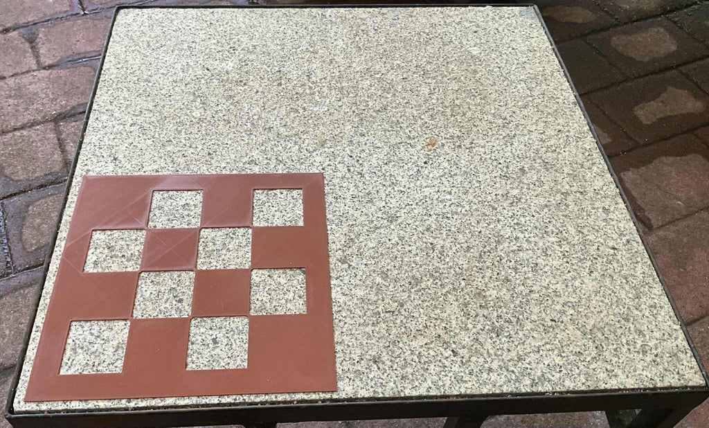 Chess Board Stencil. Checkers Stencil.