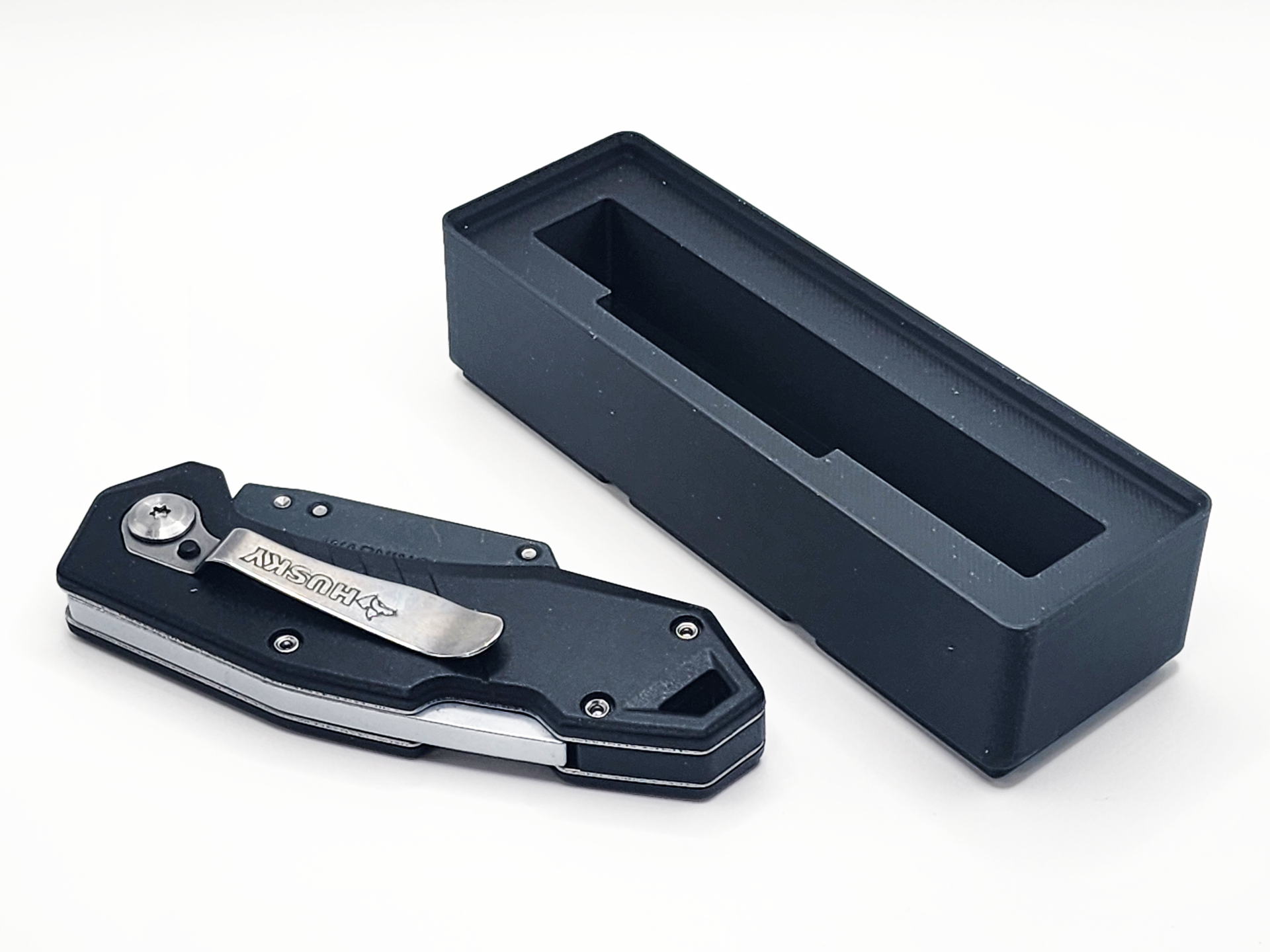 Gridfinity Folding Utility Knife Holder