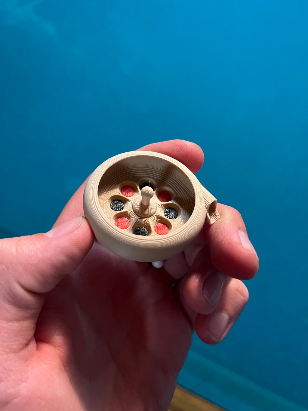 Mini roulette wheel fidget