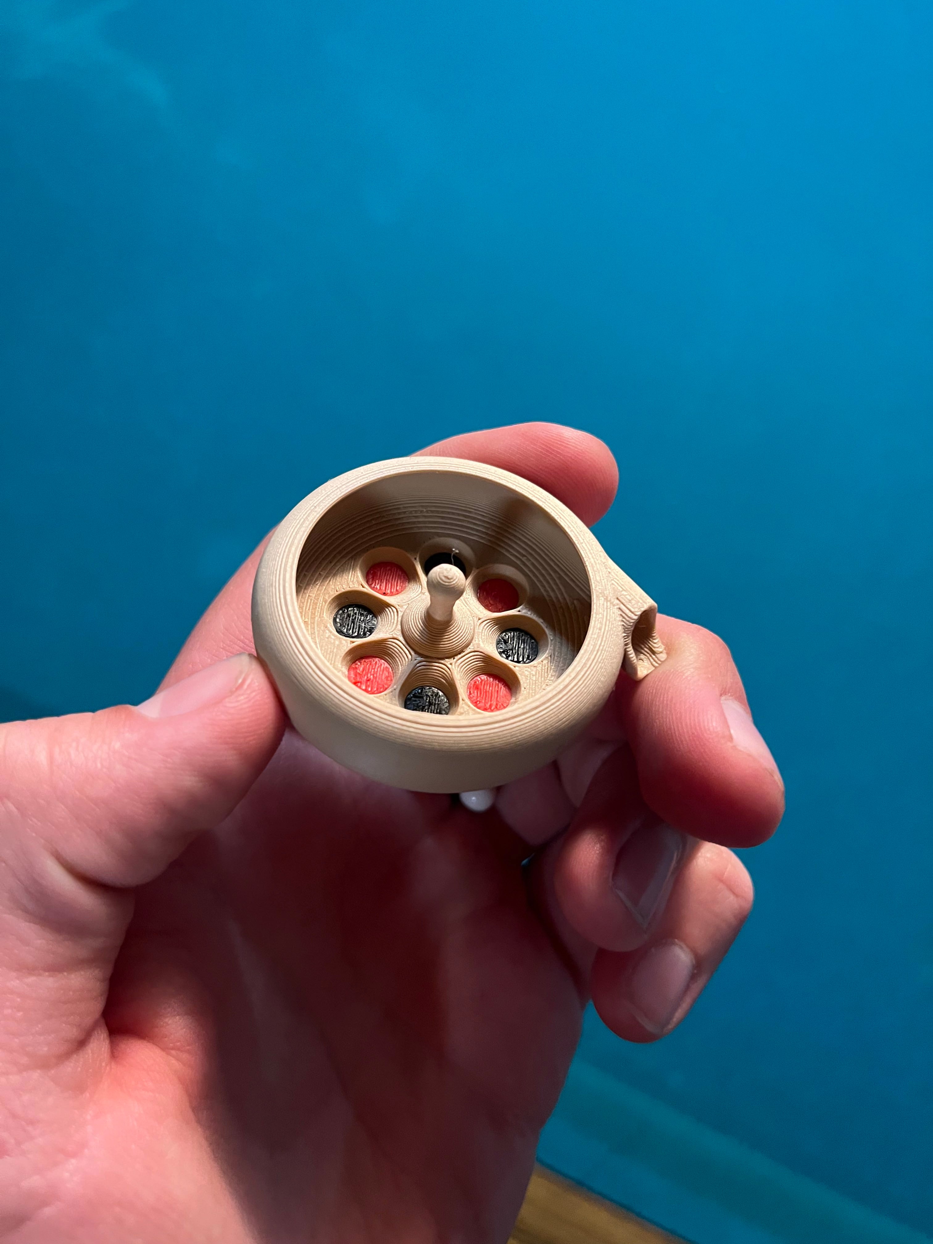 Mini roulette wheel fidget