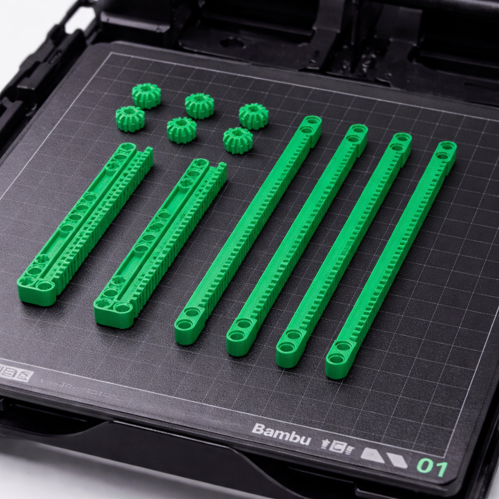 Legos Robotic-Compatible Gear Rack & Pinion Set