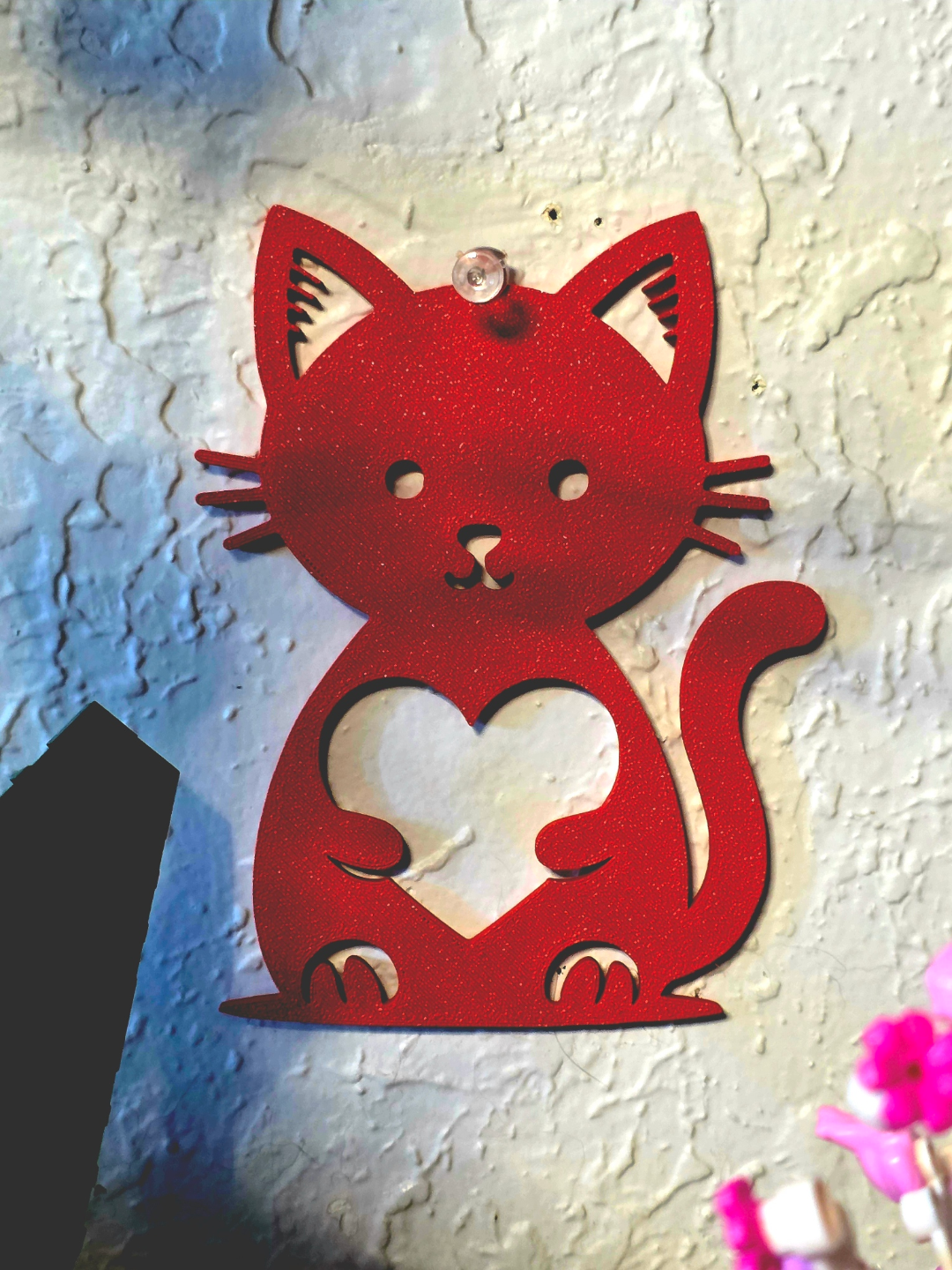 Purr-fect Heart Decor