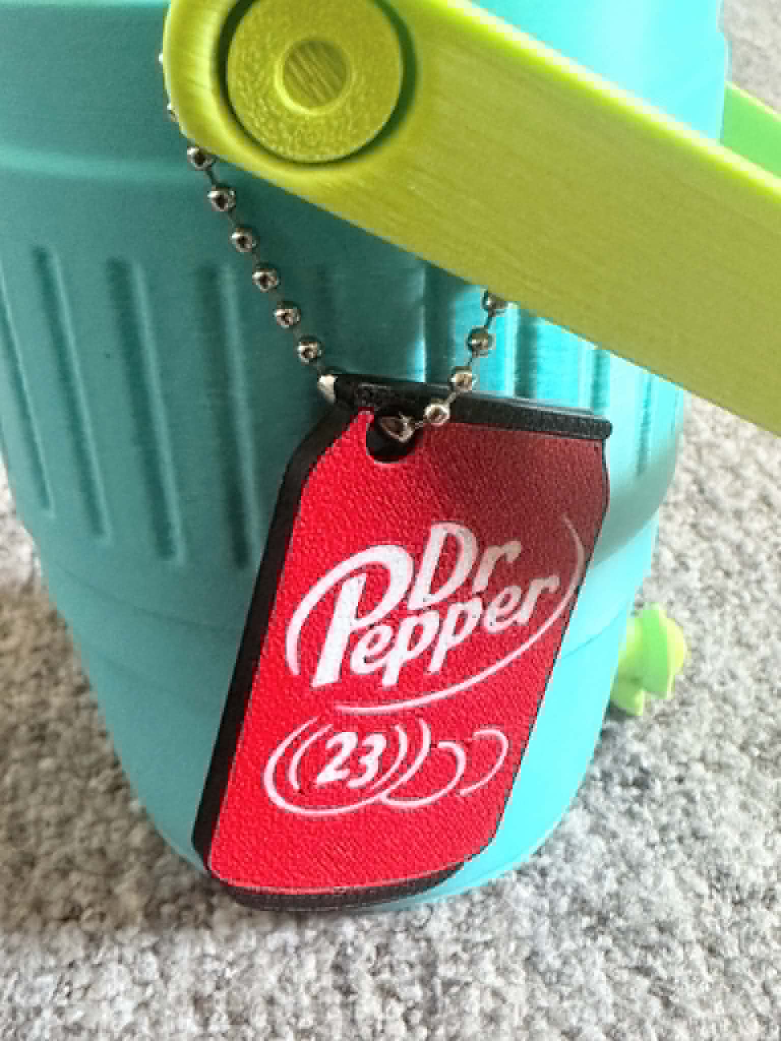 Dr Pepper Pop Can Tap Opener Keychain