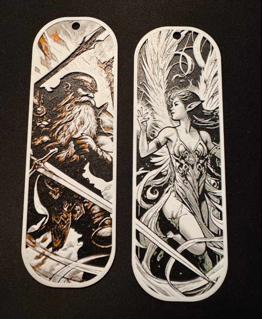 Bookmark Dwarf and Elf