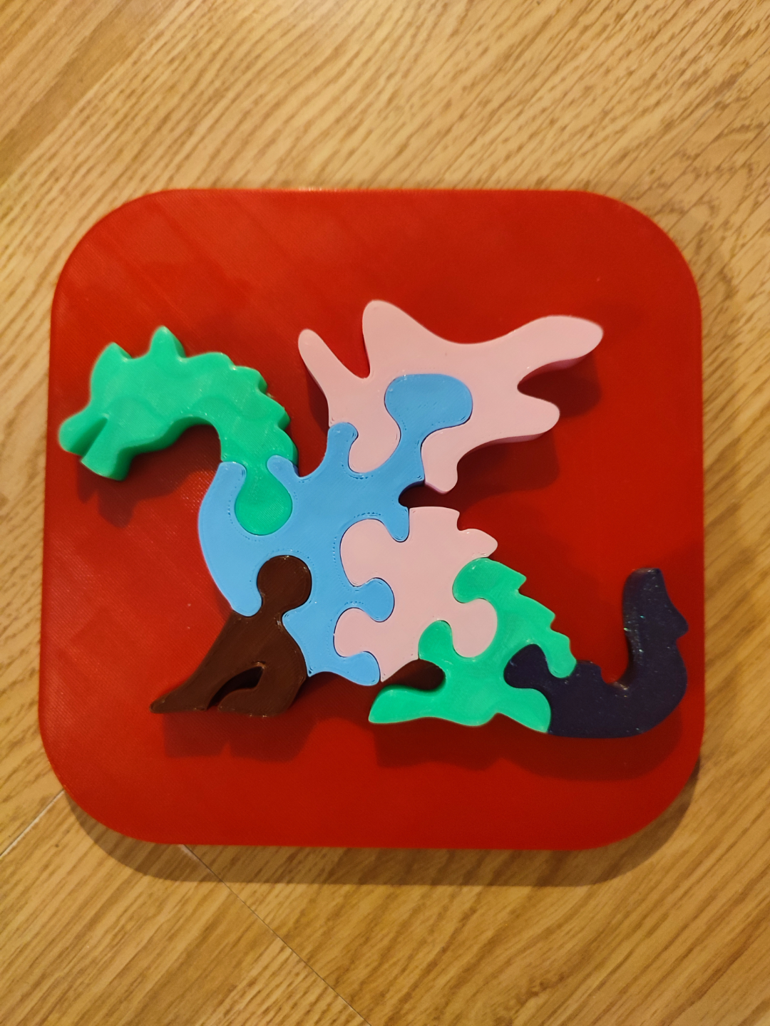 Dragon puzzle for kids