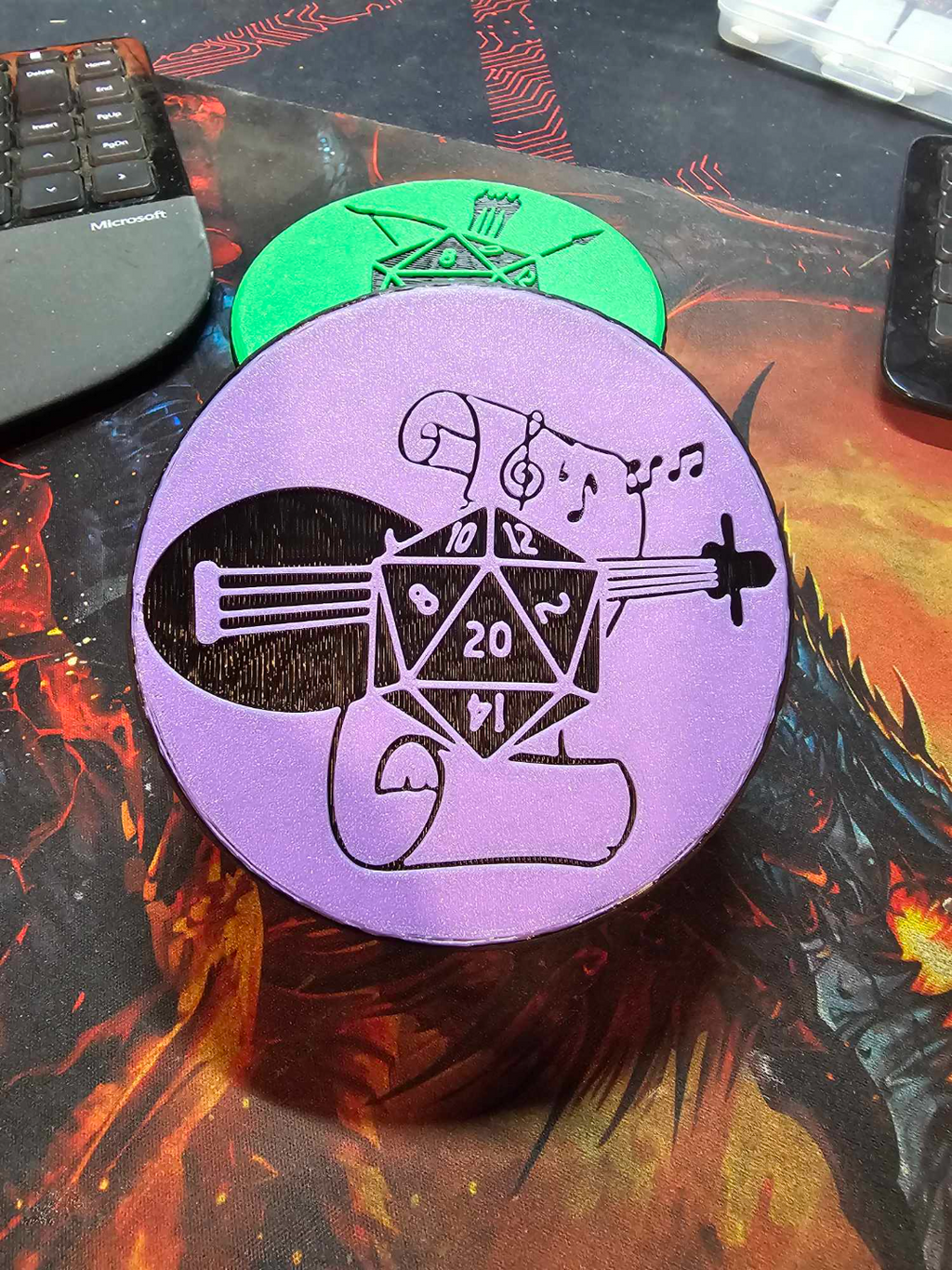 Bard's Ode, Dice Box with screw top lid