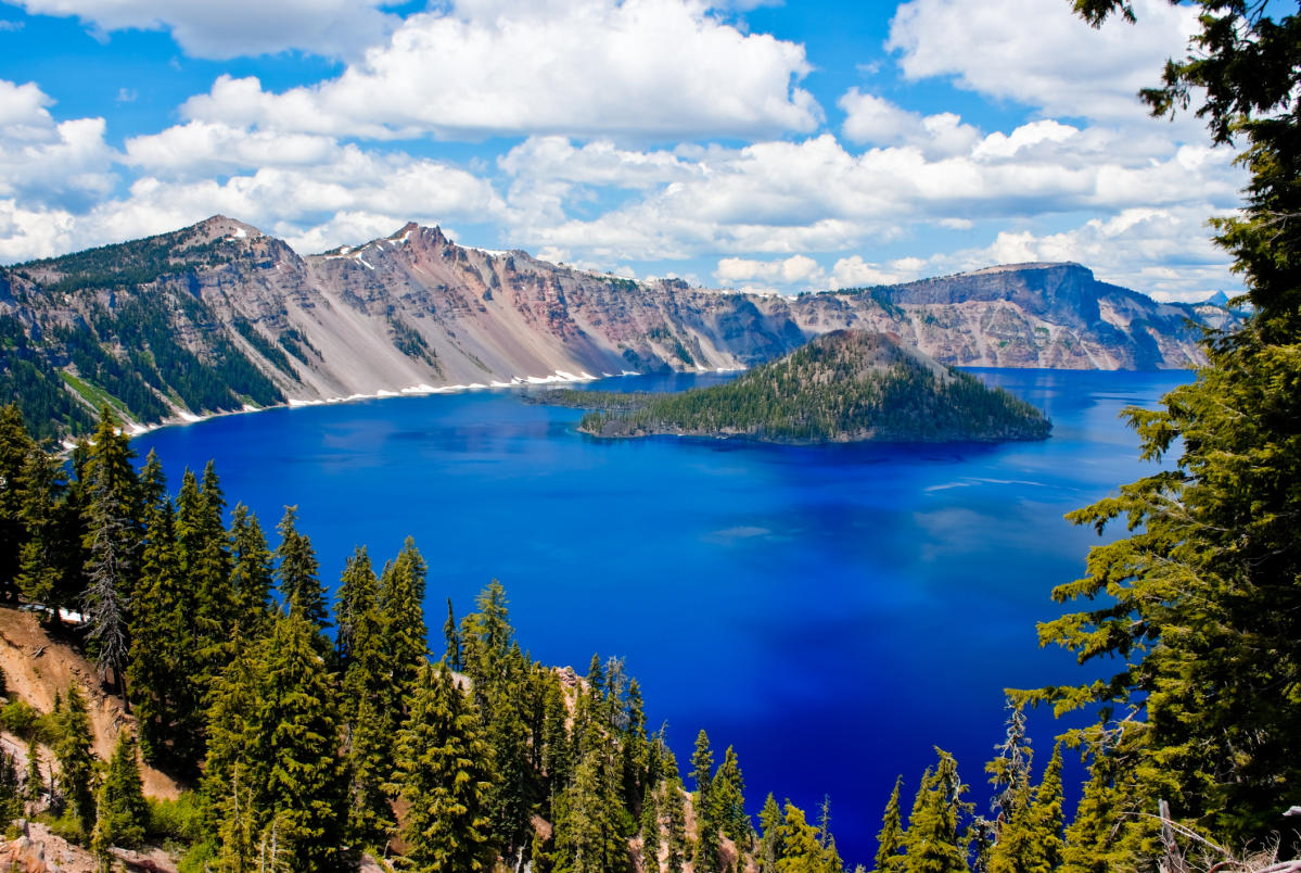 Crater Lake Scale Model