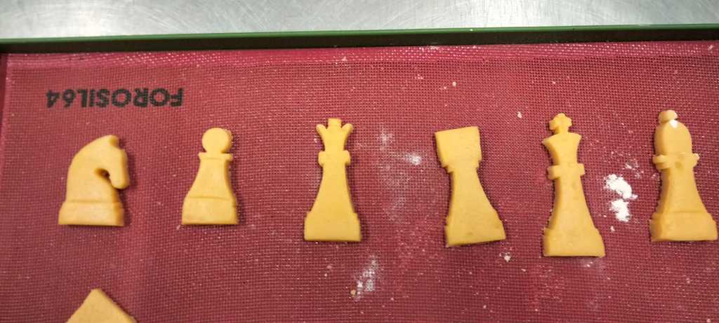 Chess cookie cutters