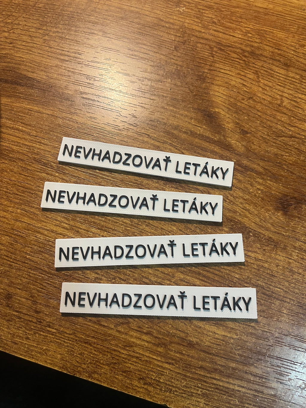 Nevhadzovať letáky