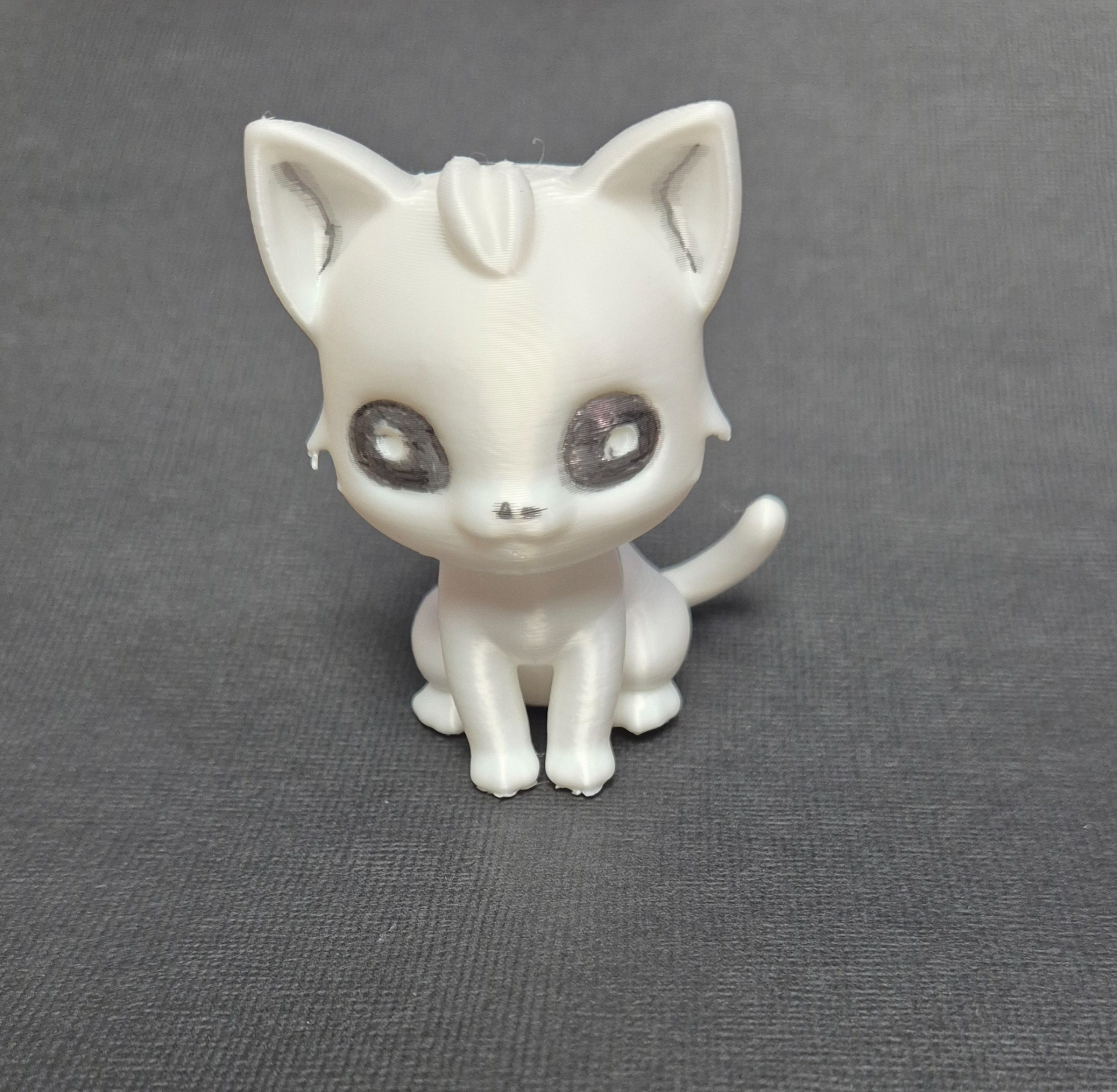 Cute cat (one color print)