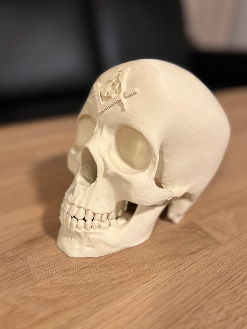 Masonic skull with logo