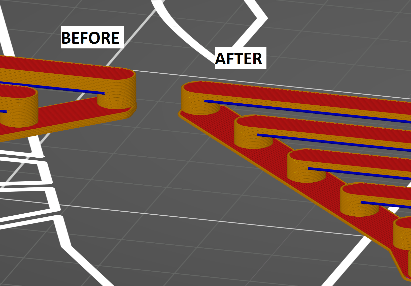 Bridging Test with less material