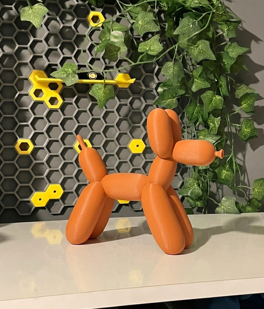 Figura de perrito con forma de globo