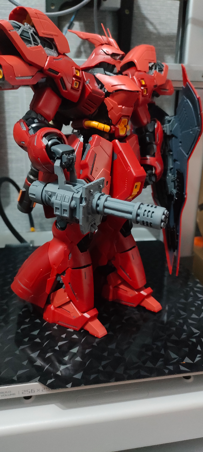 1/100 scale Gatling Gun for Gundam