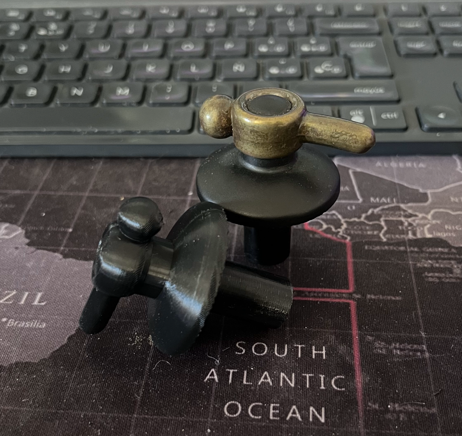 Rustic oven knob "Darina GM241 1E6" like