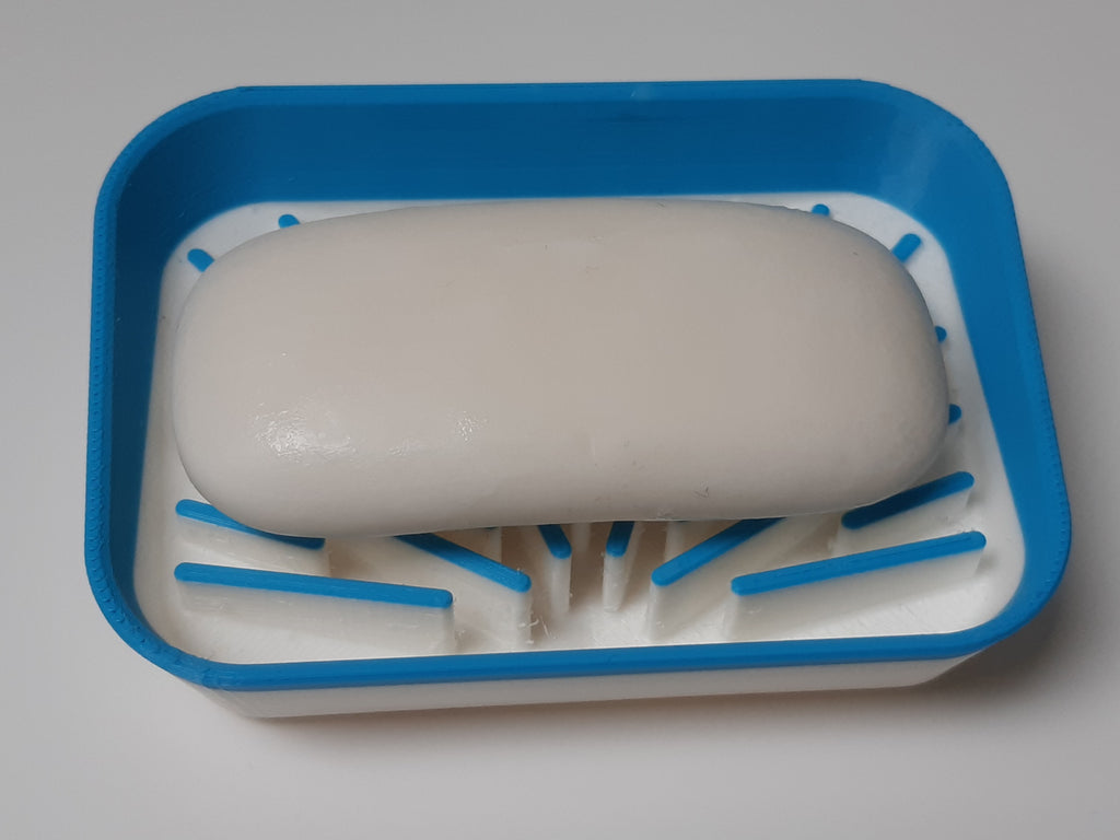 Soap dish without drainage