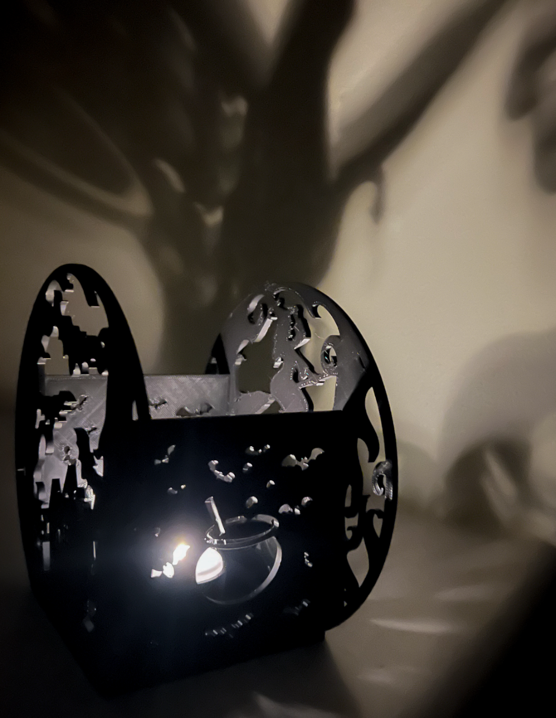 Spooky Halloween Tea Light Holder