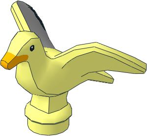 Brick Part 12891p01 Seagull