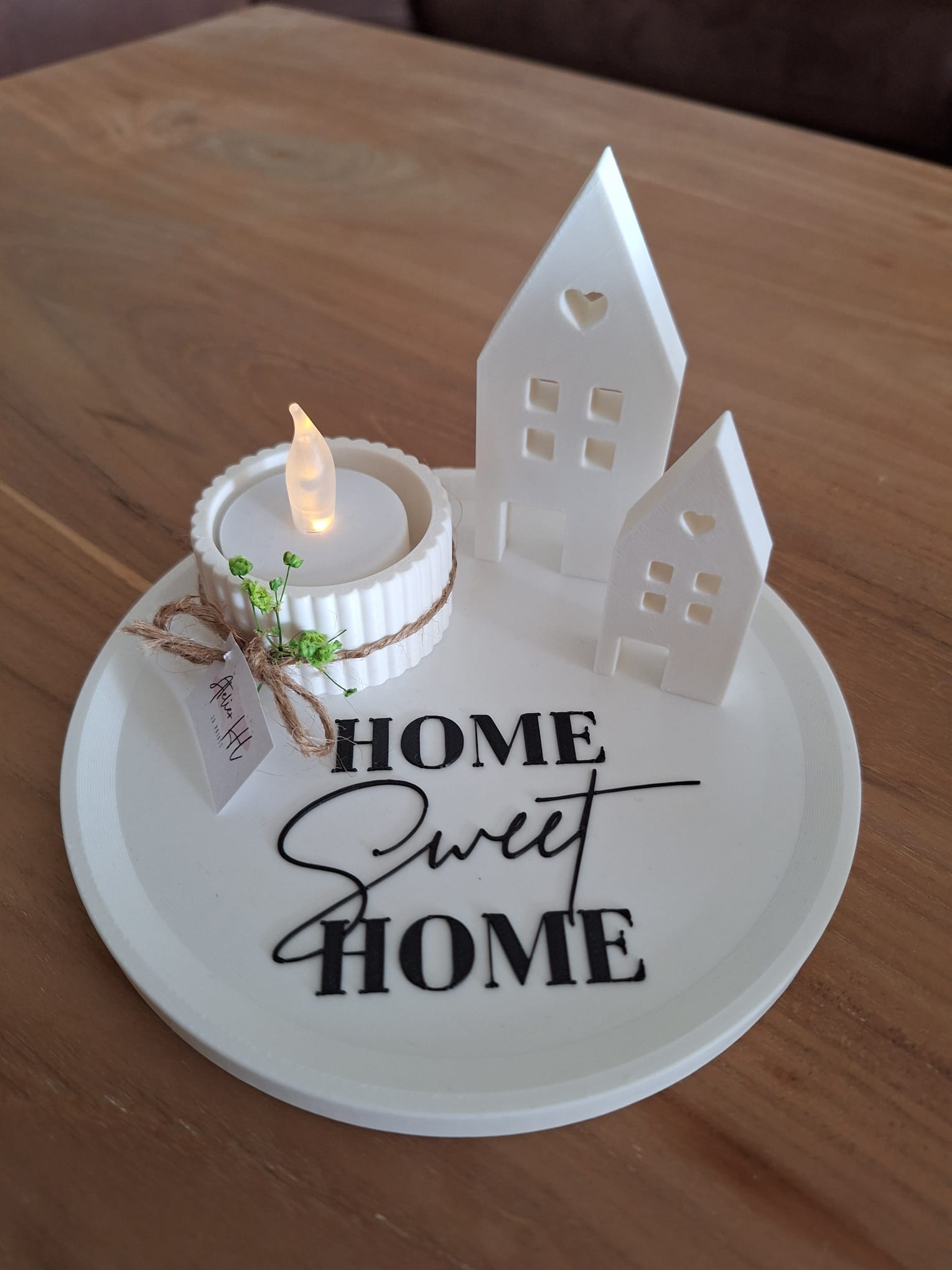 Plate Home Sweet Home - Home Decor