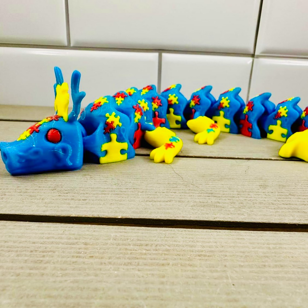 Autism Awareness Dragon