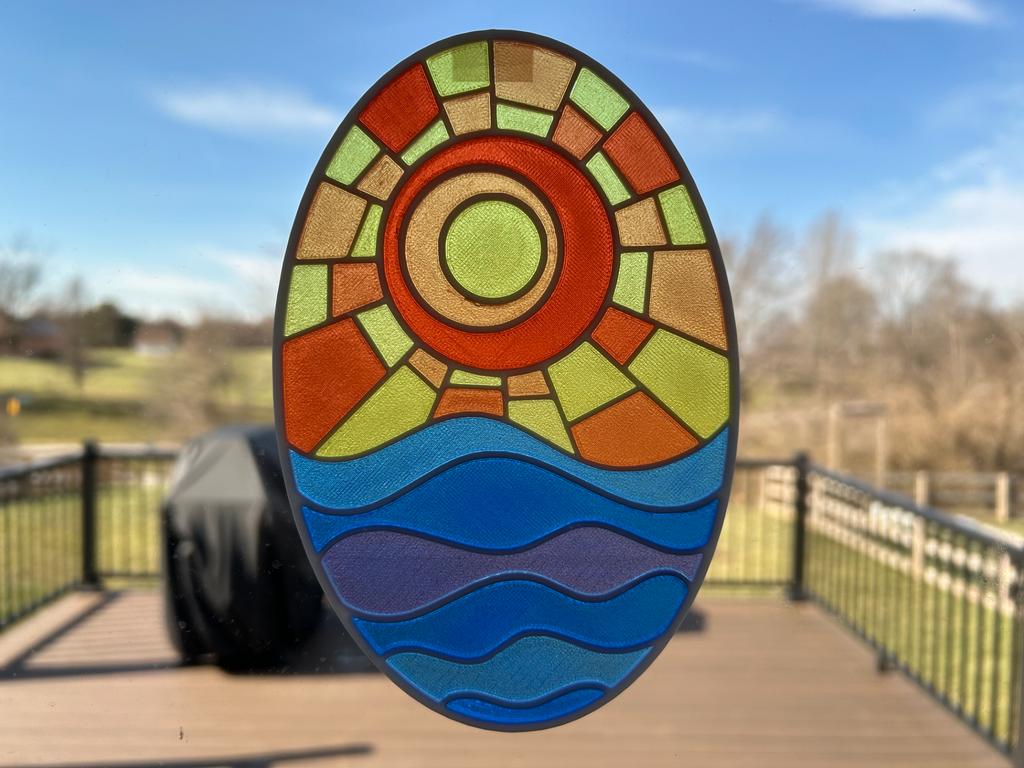 Stained Glass Sun
