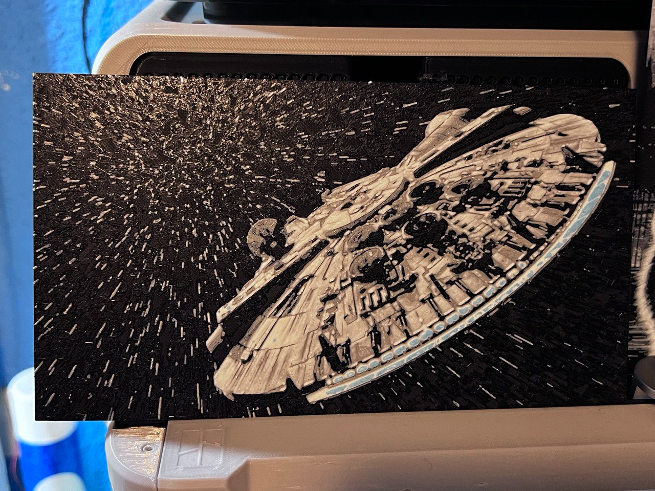 Millennium falcon Hueforge