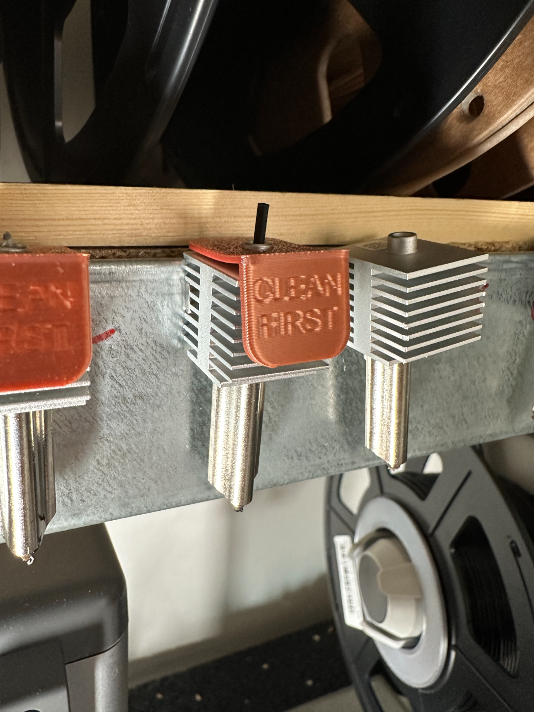 Clean Filament reminder cap for 0.2mm Nozzle