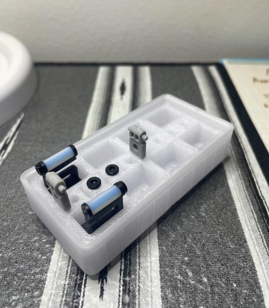 Nozzle Wiper and Cutter Holder Gridfinity 1x2