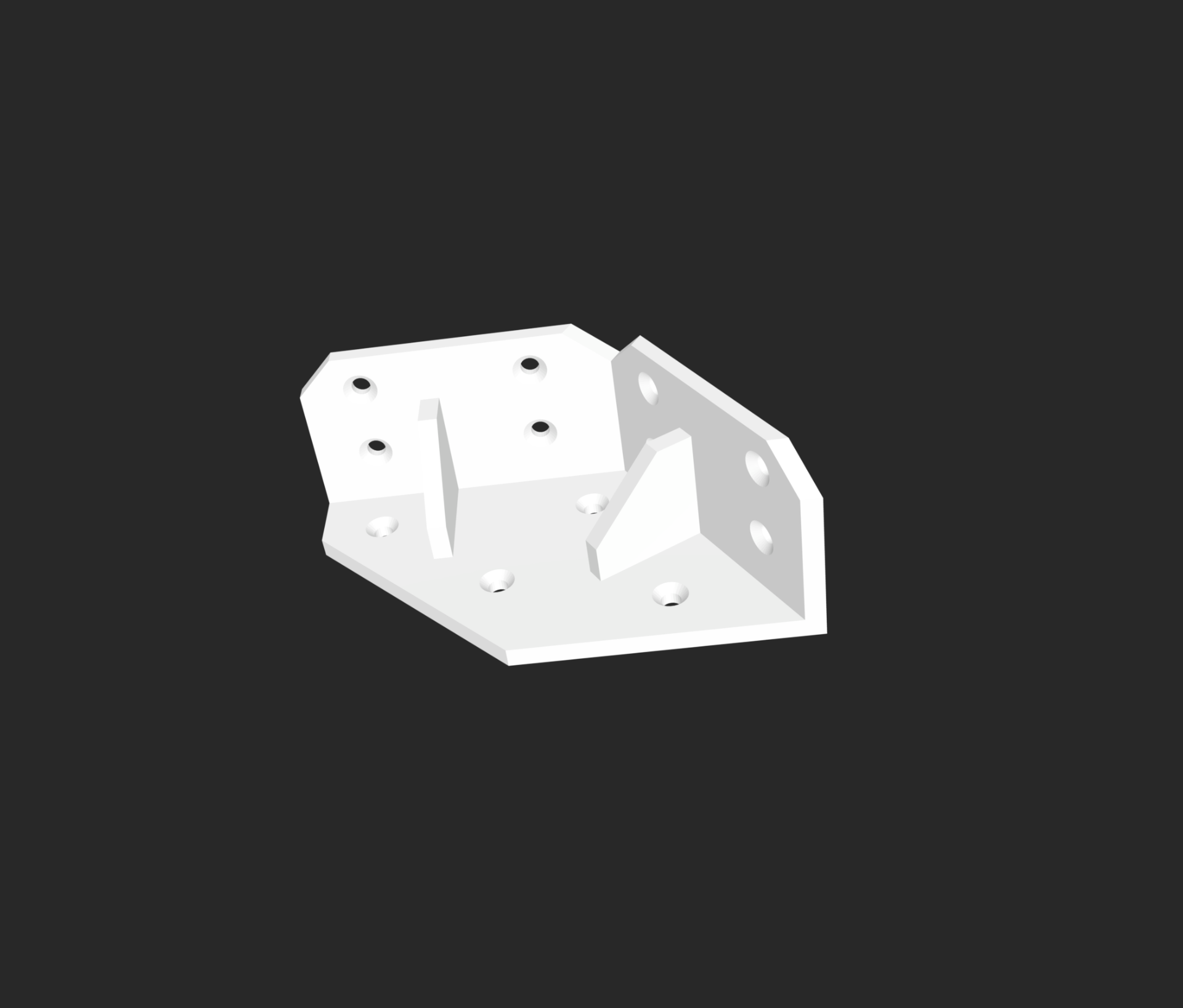 120 Degree - Cabinet Interior Bracket - #8 Screws