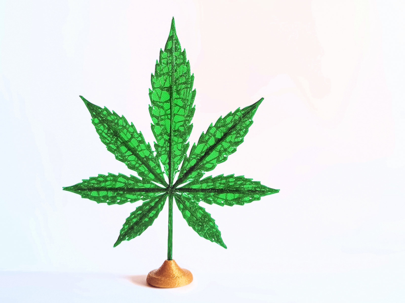 Realistic Artistic Pot Leaf