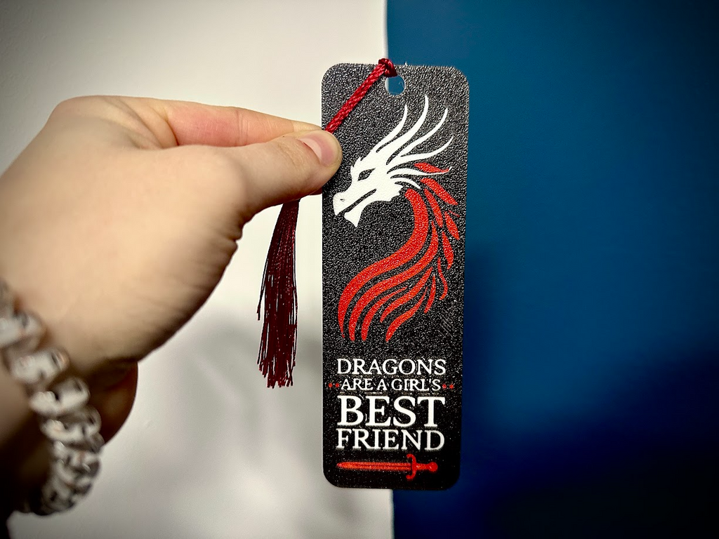 Dragons are a Girl's Best Friend Bookmark