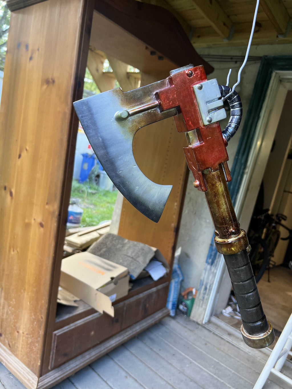 GrimDark 40 thousand style Power Axe