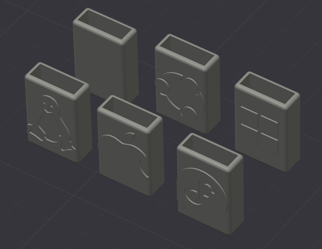 OS themed USB stick housing