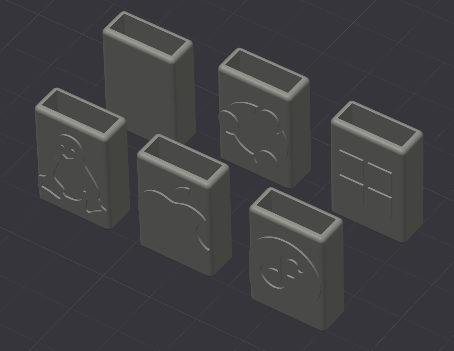 OS themed USB stick housing