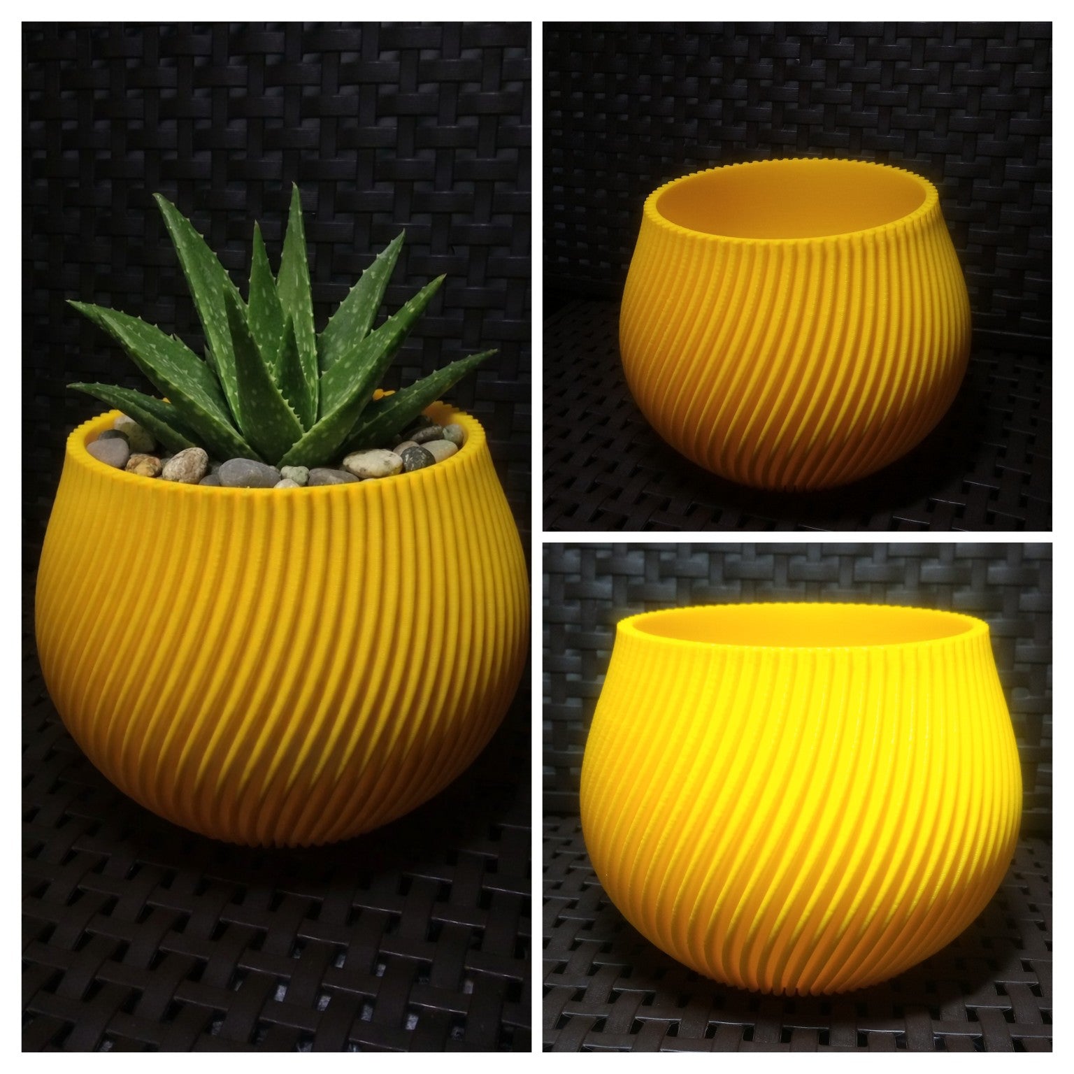 Spiral Planter (2 Sizes) – Commercial use allowed