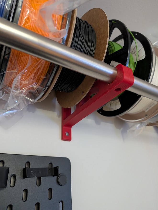 wall hanger spool filament shelf rack