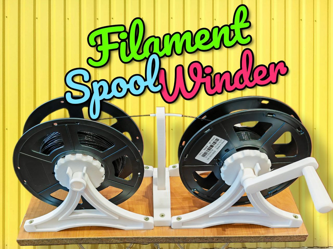 Filament Spool Winder (Yarn remix)