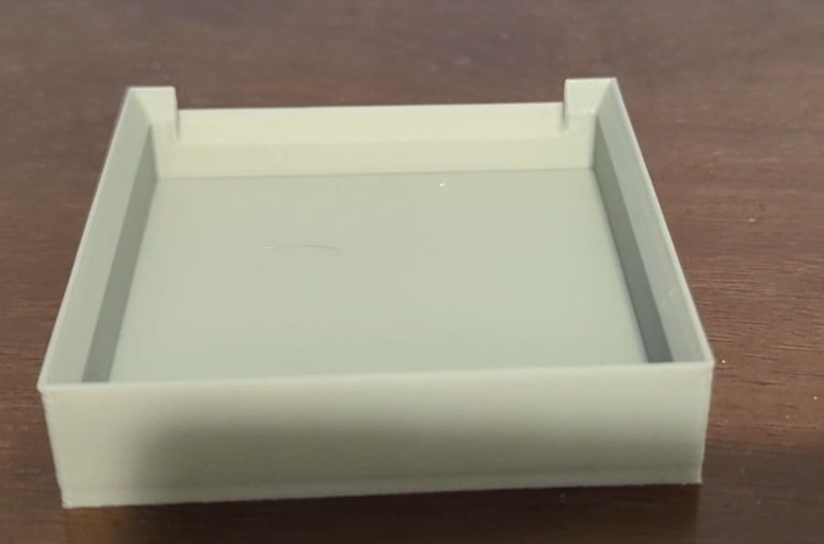 75 mm cubed Planter With Drip Tray