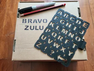 Alphabet Stencil