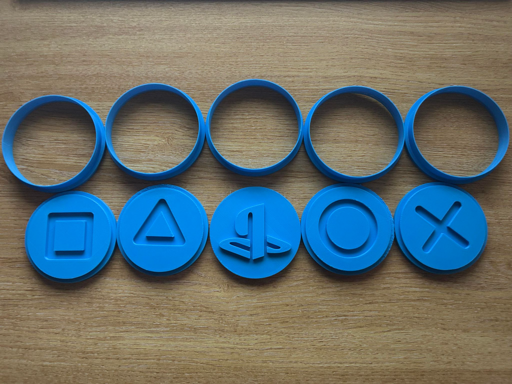 PlayStation Cookie Cutters and Stamps