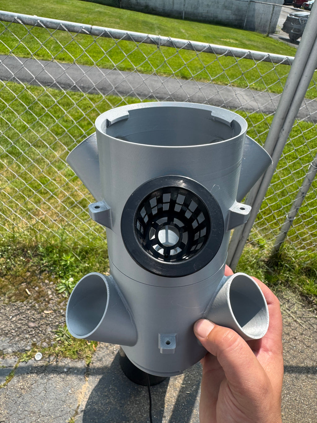 2 inch Net pot tower with diffuser