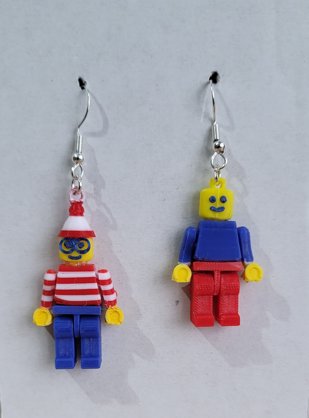 mini figure earring articulated