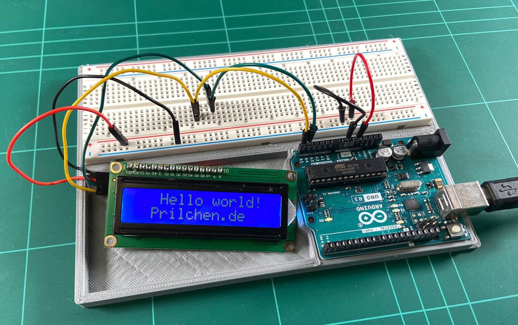 Arduino Uno Breadboard Holder