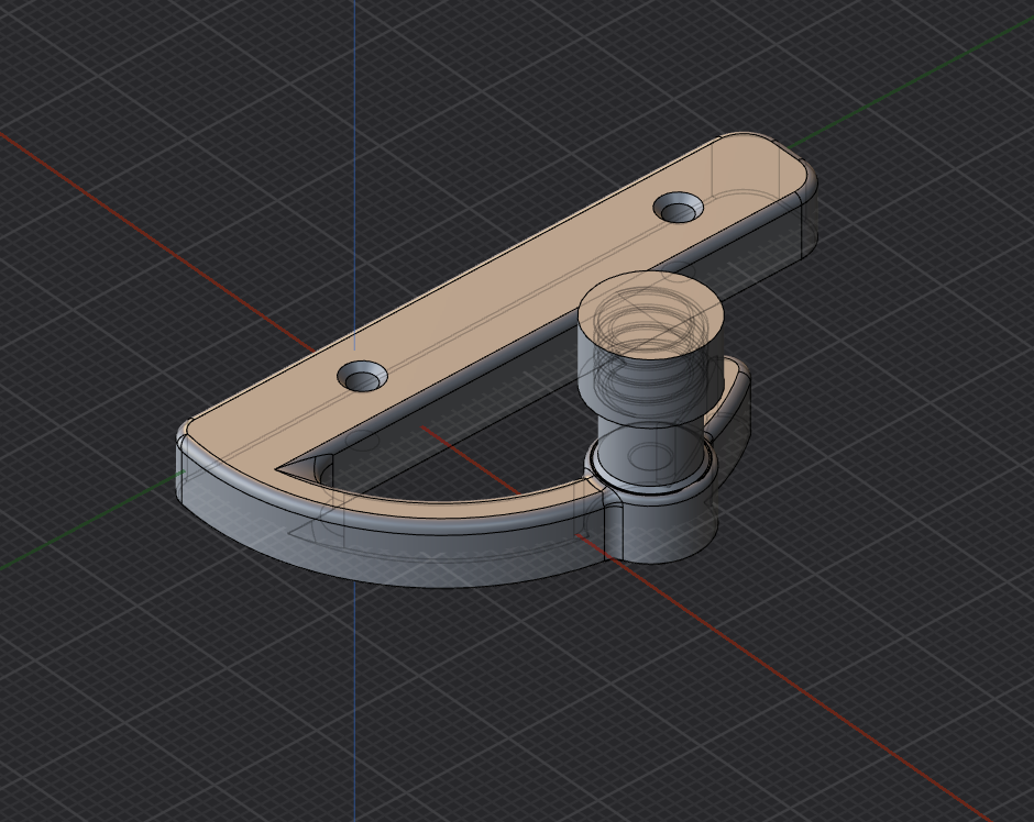 608-2RS ball bearing assisted guide bracket.