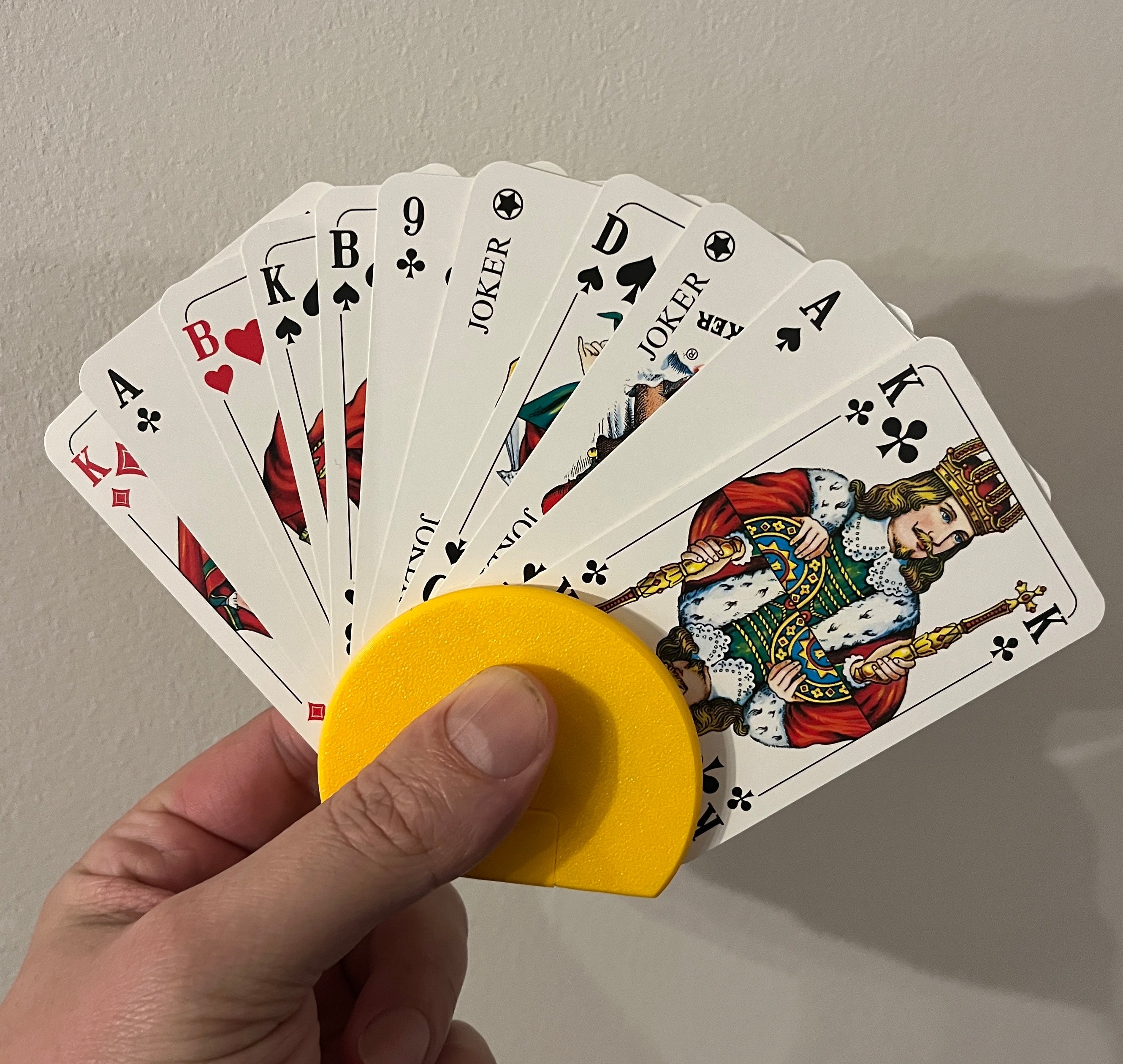 Spielkartenhalter Krone Card holder Crone