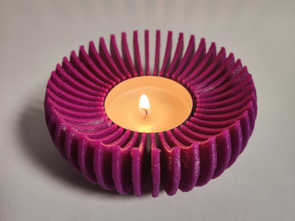 Sunburst Shadow Turbine | Tealight Holder