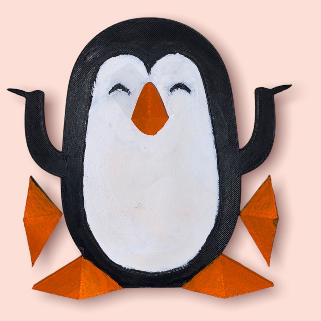 Penguin glasses stand
